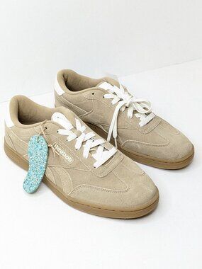 Reebok Club C 85 Classic Sneakers Tan Suede Womens 8.5